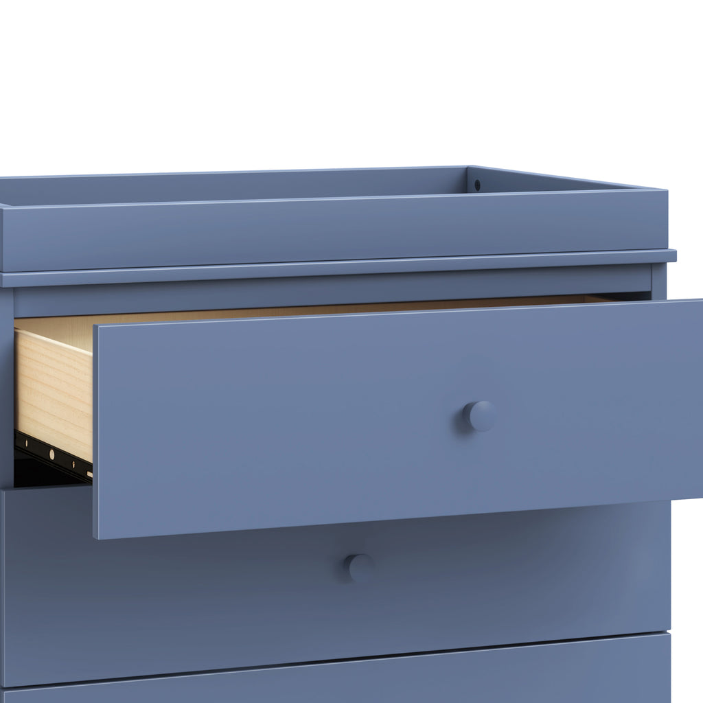 M12923CVB,Babyletto,Gelato 3-Drawer Changer Dresser w/Removable Changing Tray in Cove Blue