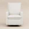 M20977CMSG,Babyletto,Cali Flange Gliding Swivel Recliner in Cream Shearling