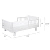 M4299W,Babyletto,Junior Bed ConversionKit for Hudson and Scoot Crib in White