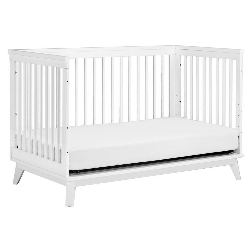 M5801W,Babyletto,Scoot 3-in-1 Convertible Crib w/Toddler Bed Conversion Kit in White