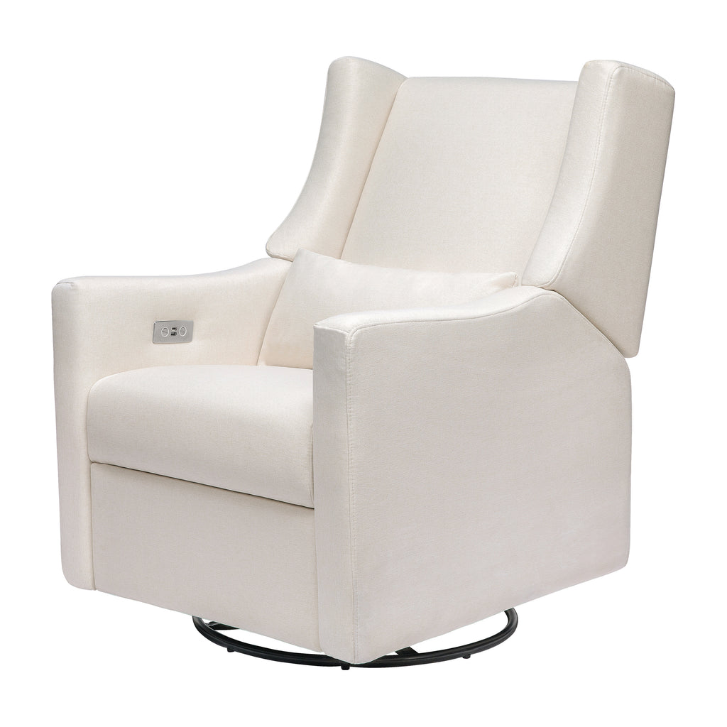 M11288PCMEW,Babyletto,Kiwi Glider Recliner w/ Electronic Control and USB in Performance Cream Eco-Weave