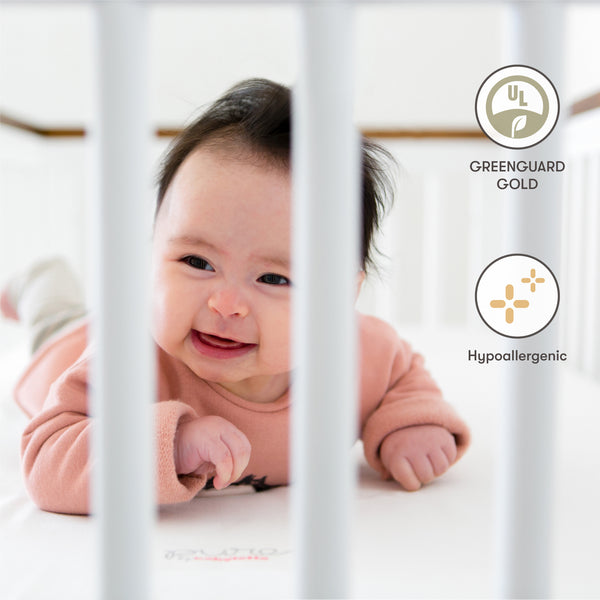 M5346C,Babyletto,Pure Core Non-Toxic Mini Crib Mattress with Hybrid Cover