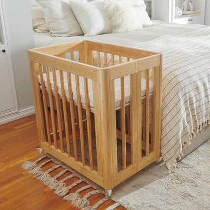 All-Stages Bassinet Sheet in GOTS Certified Organic Muslin Cotton
