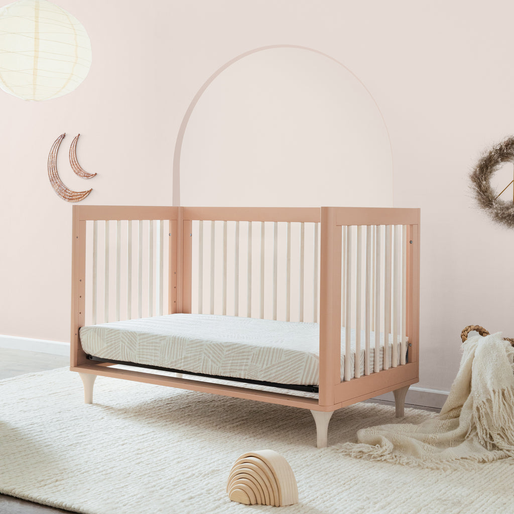 M9001CYNNX,Babyletto,Lolly 3-in-1 Convertible Crib w/Toddler Bed Conversion in Canyon/Washed Natural