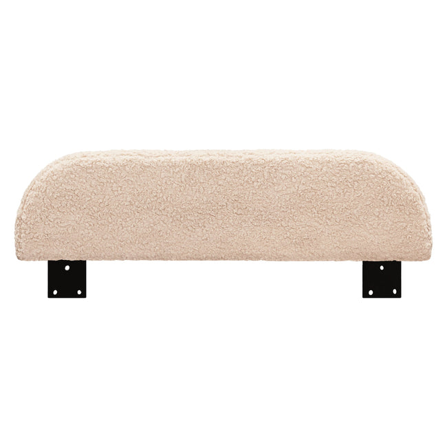 M32099CSG,Babyletto Kids,Upholstered Twin/Full Bed Guardrail in Chai Shearling