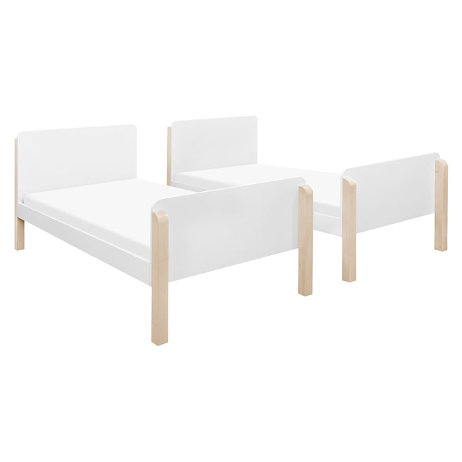 M18494WNX,Babyletto Kids,TipToe Bunk Bed in White and Washed Natural
