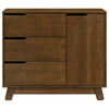 M4223NL,Babyletto,Hudson 3-Drawer Changer Dresser w/Removable Changing Tray in Natural Walnut