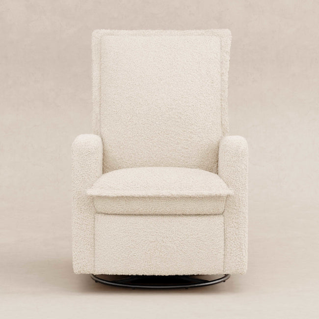M20977AT,Babyletto,Cali Flange Gliding Swivel Recliner in Almond Teddy Loop