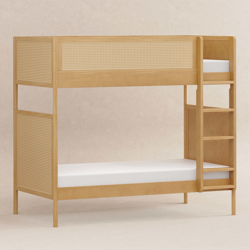 M25994HYNC,Babyletto Kids,Bondi Cane Convertible Bunk Bed in Honey