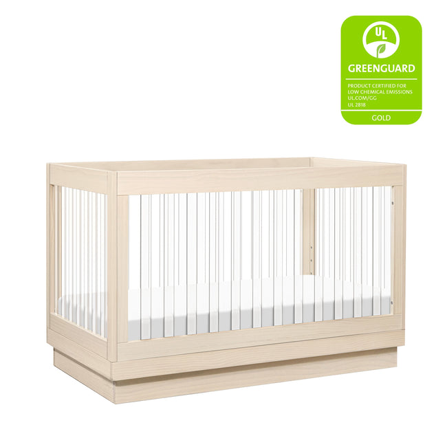 M8601KNX,Babyletto,Harlow 3-in-1 Convertible Crib w/Toddler Bed Conversion Kit in Washed Natural/