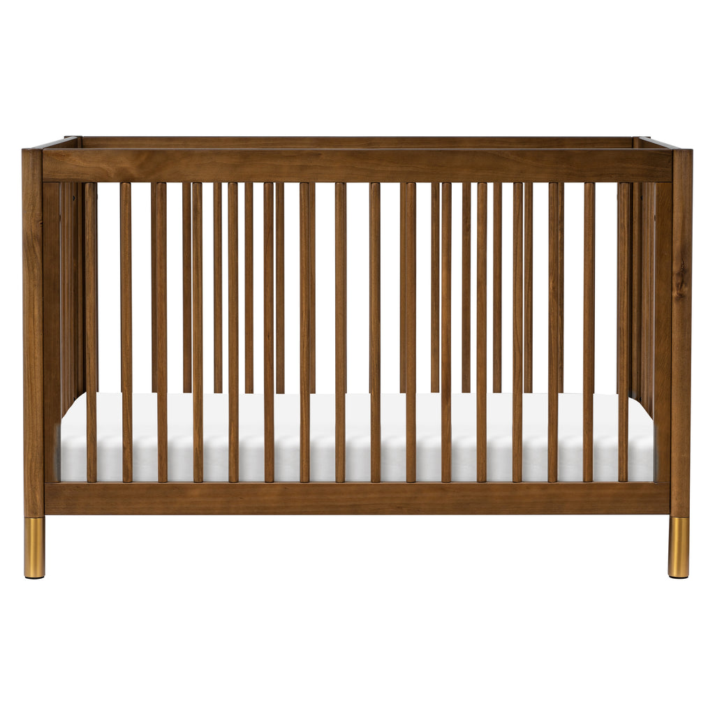 M12901NLGLD,Babyletto,Gelato 4-in-1 Convertible Crib w/Toddler Conversion Kit in Natural Walnut Gold Ft