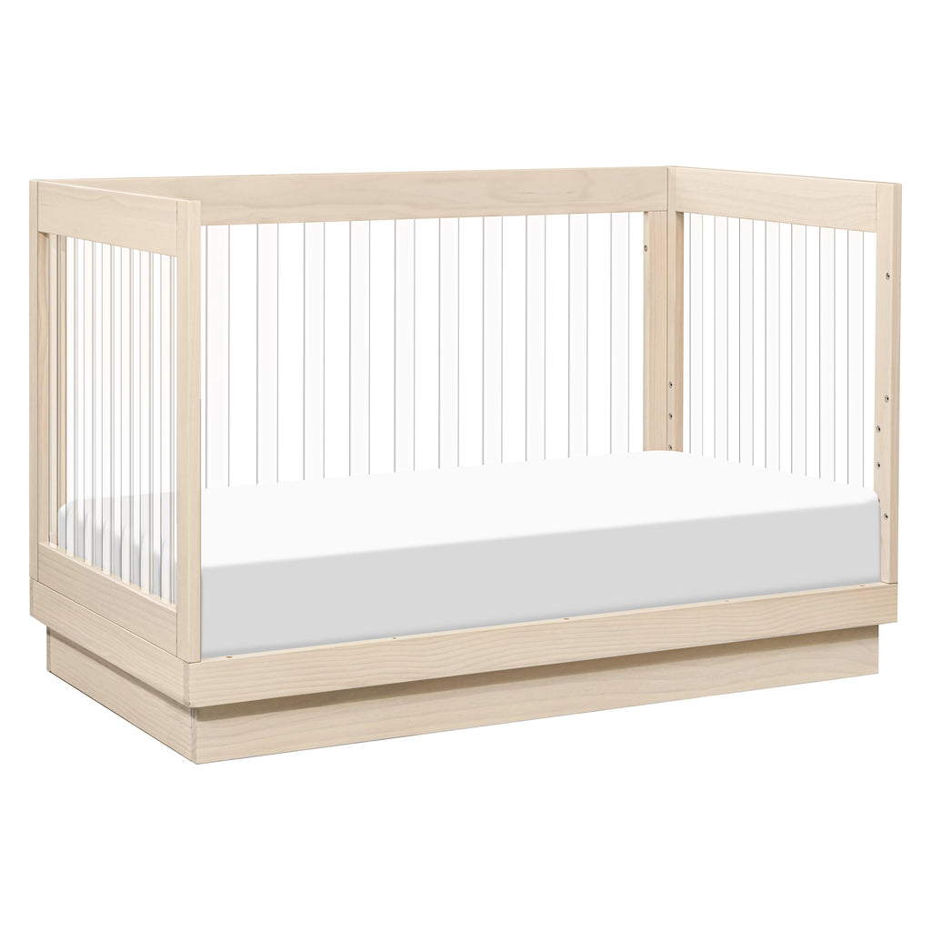 M8601KNX,Harlow 3-in-1 Convertible Crib w/Toddler Bed Conversion Kit in Washed Natural/