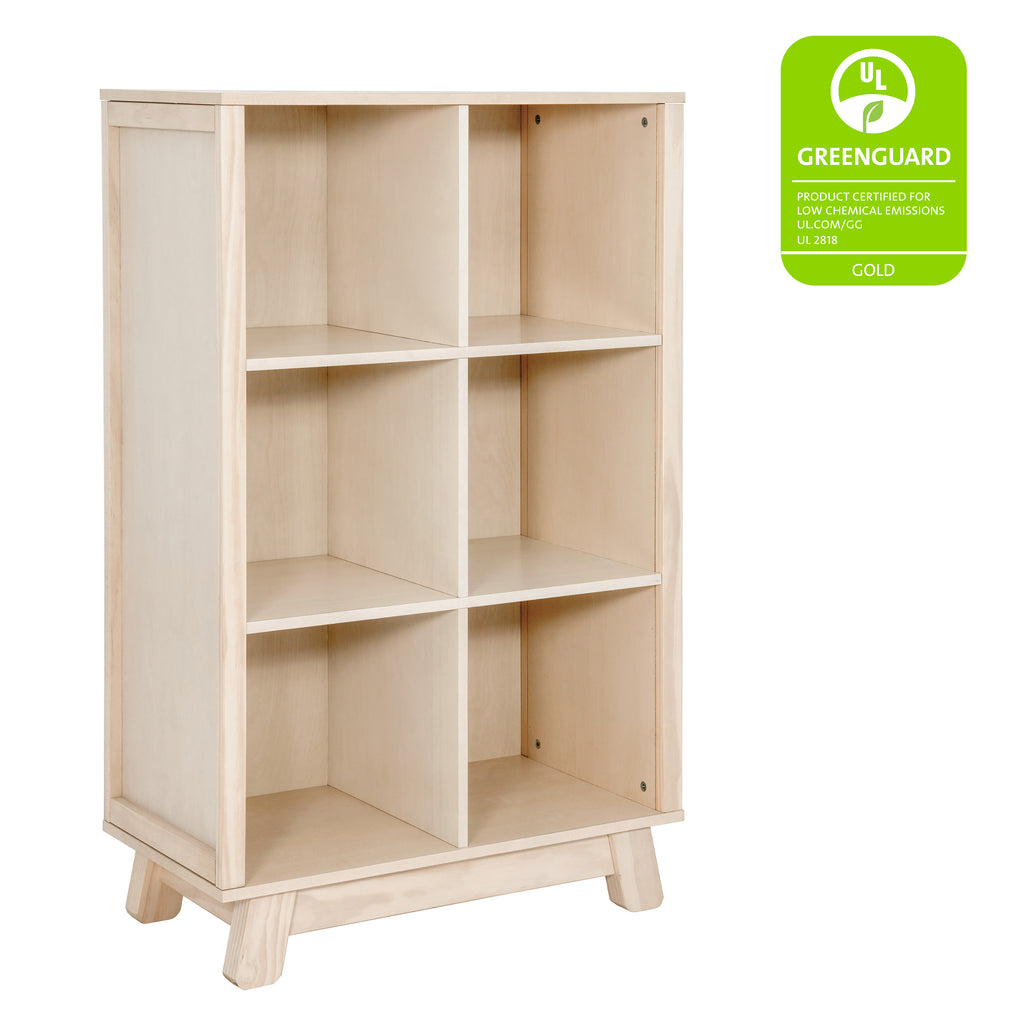 M4211NX,Babyletto,Hudson Cubby Bookcase in Washed Natural