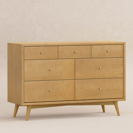 M15916HY,Babyletto,Palma 7-Drawer Double Dresser  Assembled in Honey