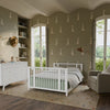 M30880W,Babyletto,Rolli 9-in-1 Convertible All-Stages® Crib w/ Bassinet & Toddler Bed Kits in White