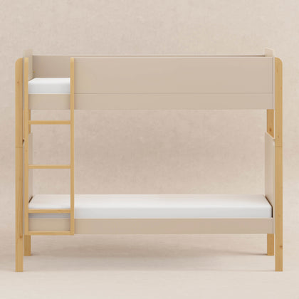 M18494TPEHY,Babyletto Kids,TipToe Bunk Bed in Taupe and Honey