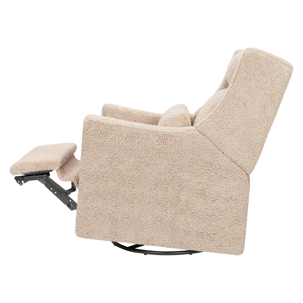 M11286CSG,Babyletto,Kiwi Plus Power Glider Recliner w/ Power Headrest in Chai Shearling