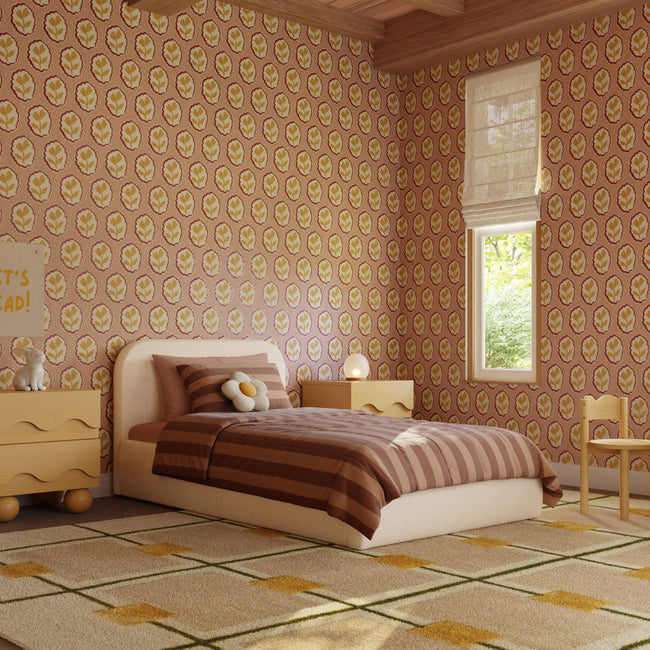 M31269PWB,Babyletto Kids,Nara Twin Bed in Performance Ivory Boucle