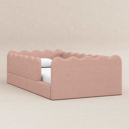 M31376PRSB,Babyletto Kids,Rizo Montessori-Inspired Twin Bed in Performance Rose Boucle
