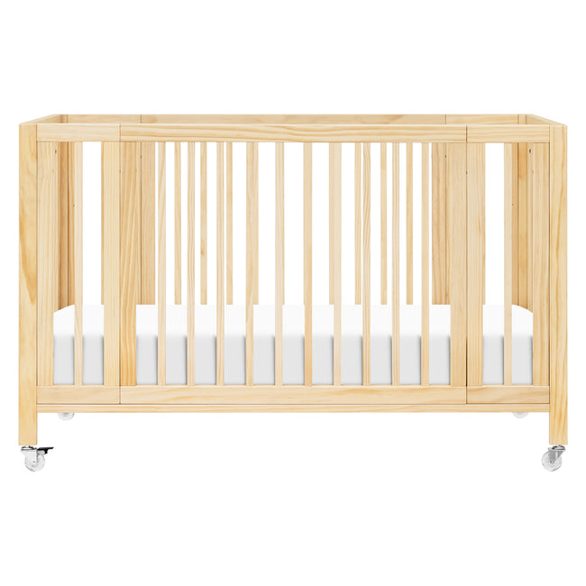 M30880BD,Babyletto,Rolli 9-in-1 Convertible All-Stages® Crib w/ Bassinet & Toddler Bed Kits in Blonde