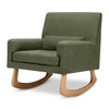 1085OBL,Nursery Works,Sleepytime Rocker in Olive Boucle w/Light Legs