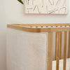 M26201HYWB,Babyletto,Bondi Boucle 4-in-1 Convertible Crib w/ Toddler Bed Kit in Honey with Ivory Boucle