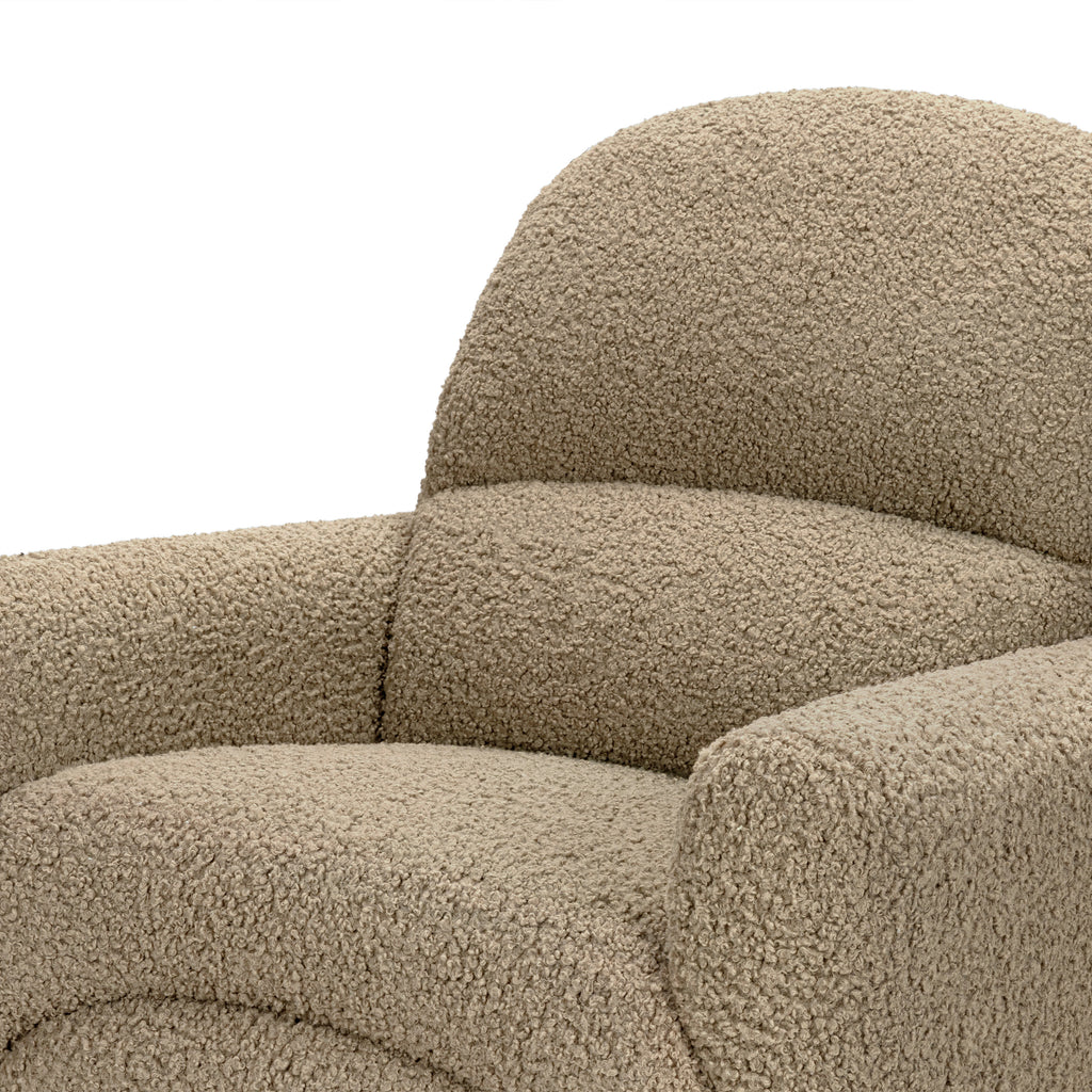 M30087LT,Babyletto,Rainbow Recliner and Swivel Glider in Latte Teddy Loop