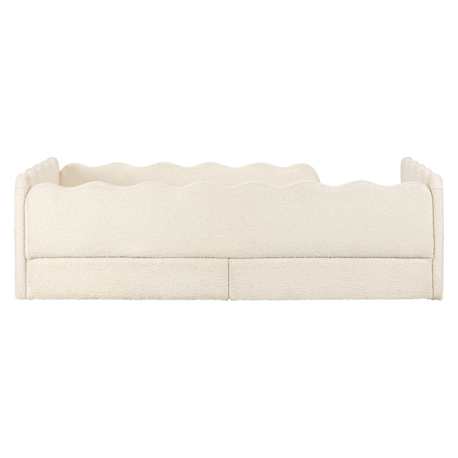 M31376PWB,Babyletto Kids,Rizo Montessori-Inspired Twin Bed in Performance Ivory Boucle