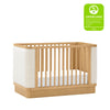 M26201HYWB,Babyletto,Bondi Boucle 4-in-1 Convertible Crib w/ Toddler Bed Kit in Honey with Ivory Boucle