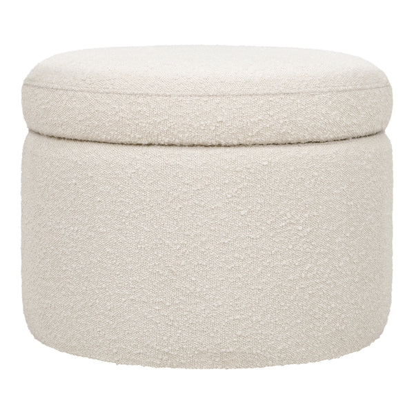 M22185WB,Babyletto,Wally Storage Ottoman in Ivory Boucle