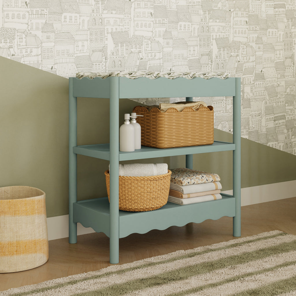 M27902LS,Babyletto,Swell Changing Table in Light Sage