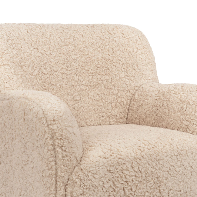 M31903CSG,Babyletto Kids,Swoops Kids Chair in Chai Shearling