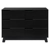 M4216B,Babyletto,Hudson 6-Drawer Double Dresser  Assembled in Black
