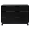 M4216B,Babyletto,Hudson 6-Drawer Double Dresser  Assembled in Black