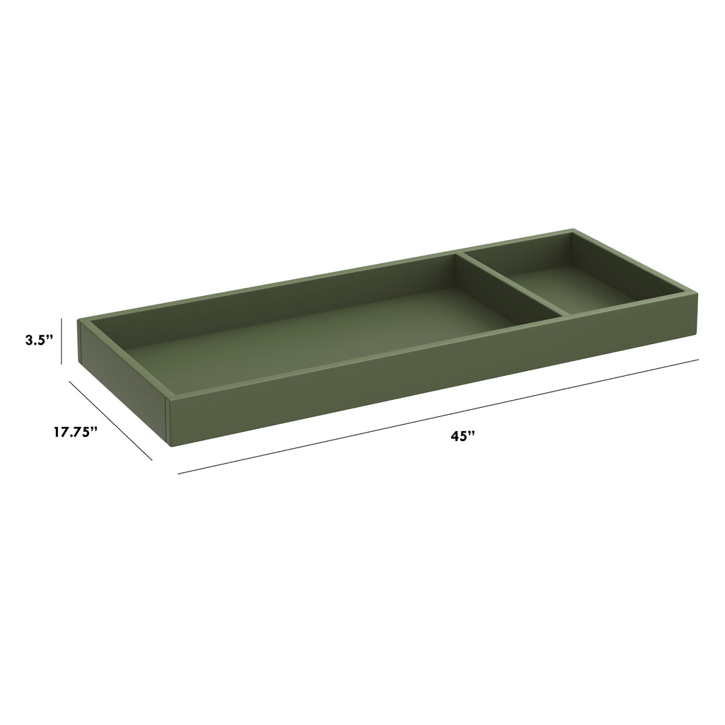 M0619OL,Universal Wide Removable Changing Tray in Olive