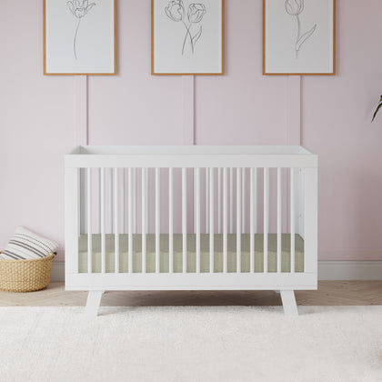 Hudson 3-in-1 Convertible Crib with Toddler Bed Conversion Kit