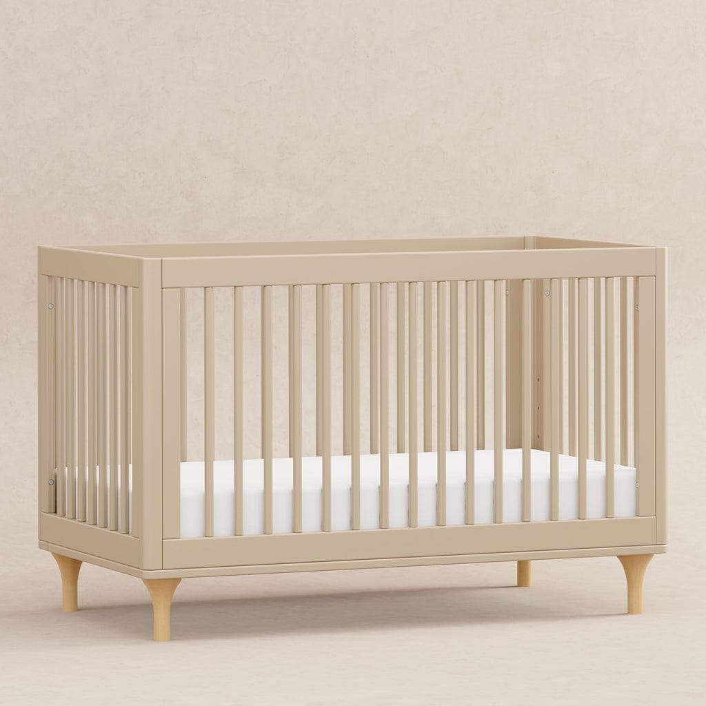 M9001TPEN,Babyletto,Lolly 3-in-1 Convertible Crib w/Toddler Bed Conversion Kit in Taupe/Natural