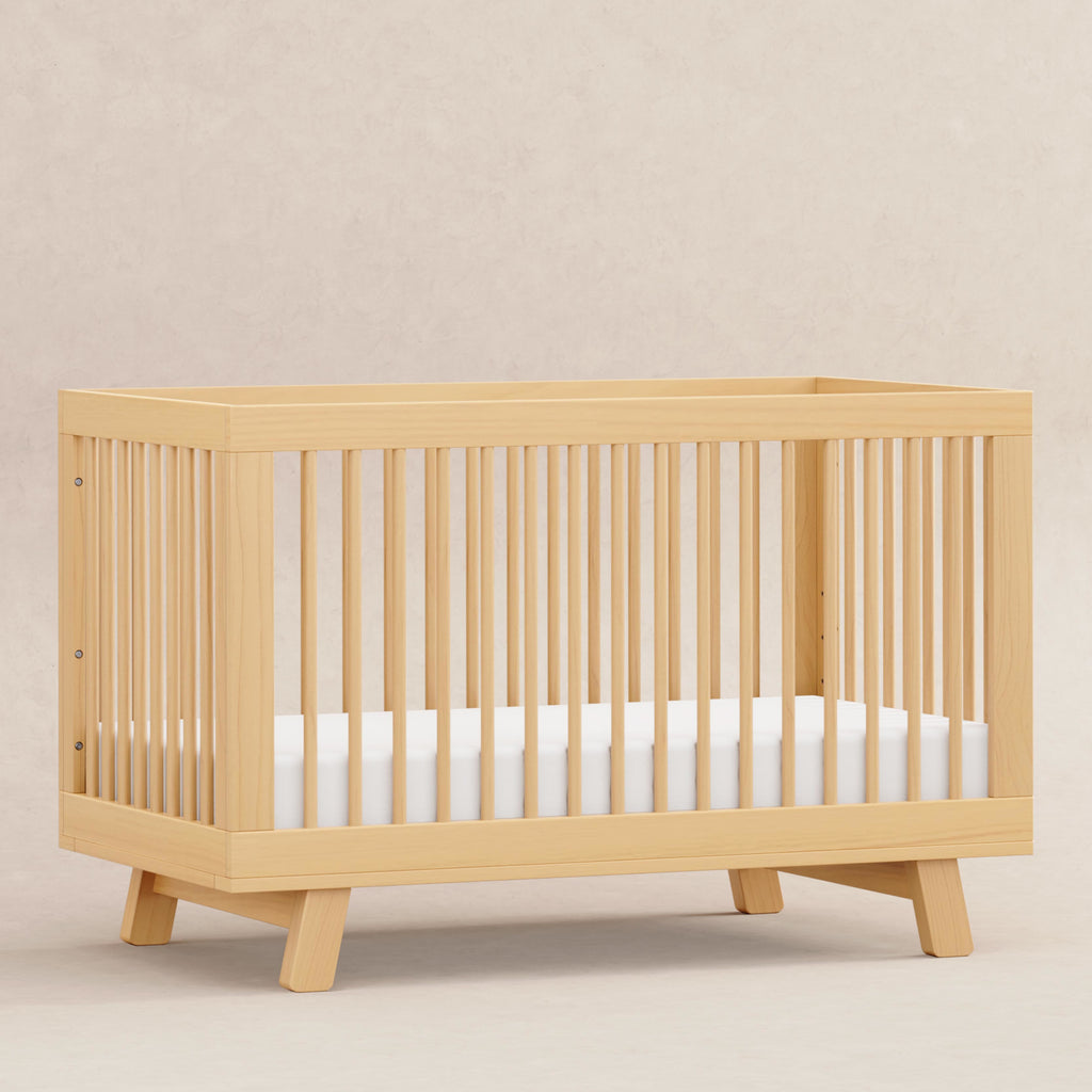 M4201N,Babyletto,Hudson 3-in-1 Convertible Crib w/Toddler Bed Conversion Kit in Natural Finish