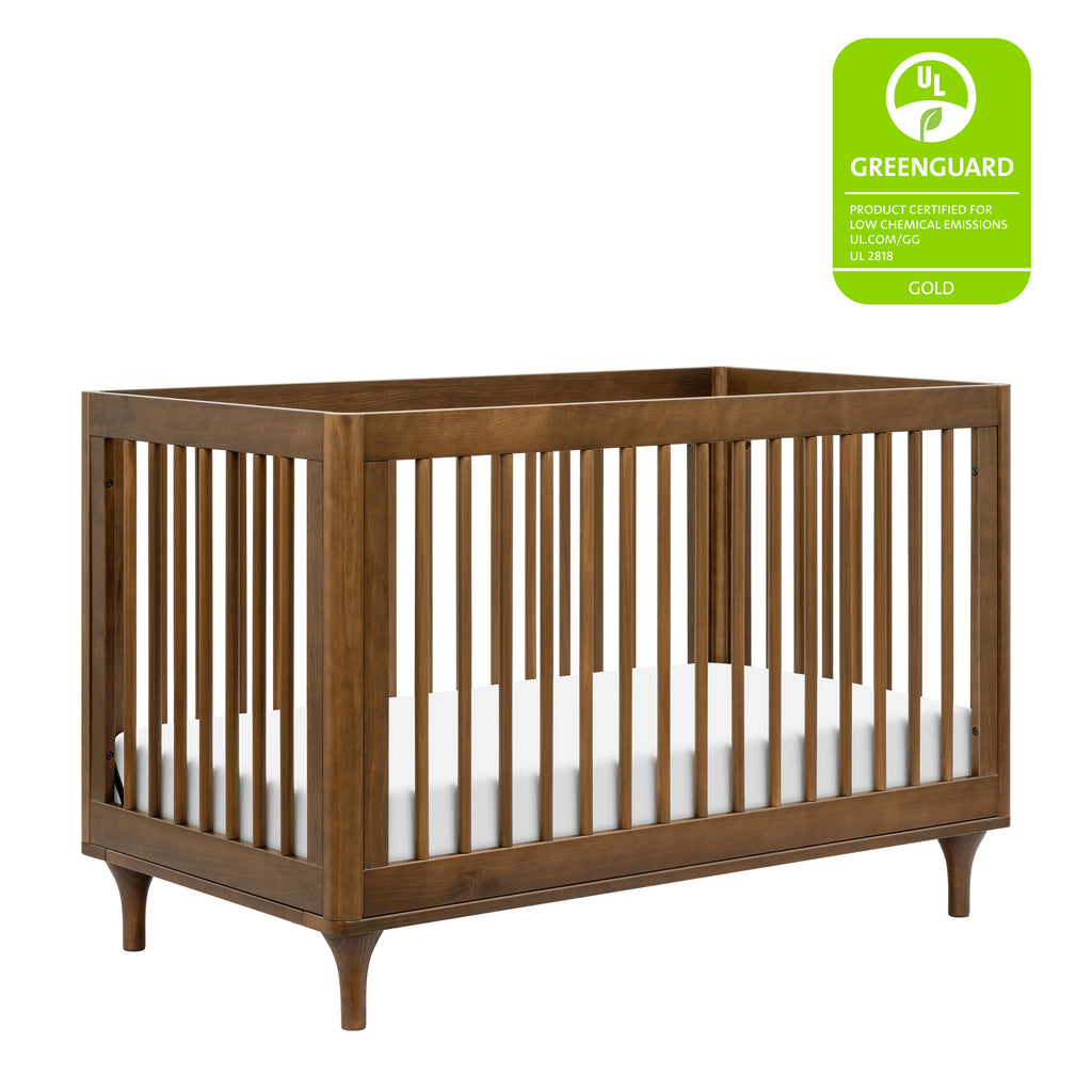 M9001NL,Babyletto,Lolly 3-in-1 Convertible Crib w/Toddler Bed Conversion in Natural Walnut