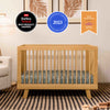 M4201HY,Babyletto,Hudson 3-in-1 Convertible Crib w/Toddler Bed Conversion Kit in Honey Finish