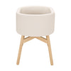 M26834GYLB,Babyletto,babyletto x GATHRE Capsule Bassinet in Ivory