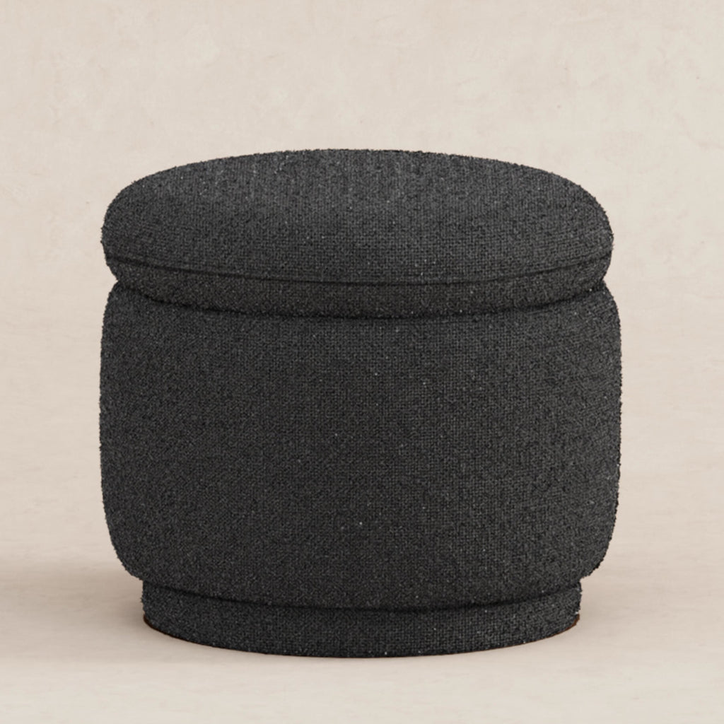 M22985BKB,Babyletto,Enoki Storage Ottoman in Black Boucle