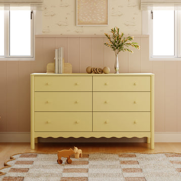 Swell 6-Drawer Wide Assembled Dresser (56