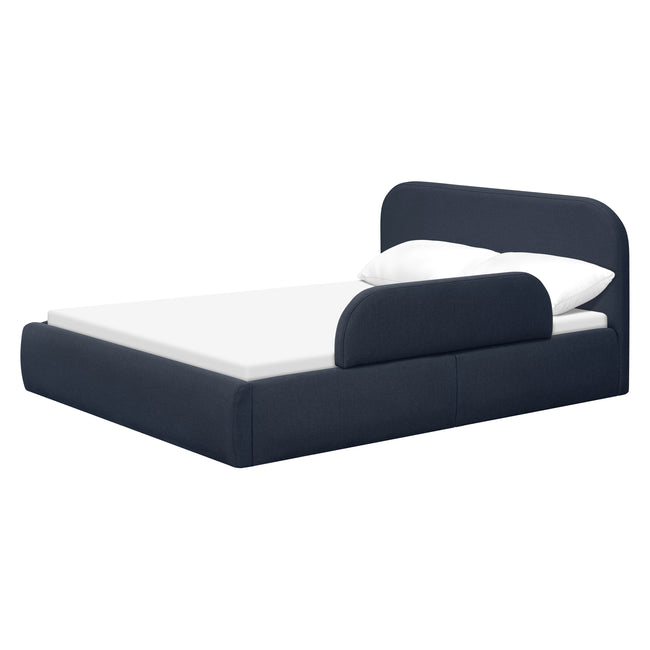 M31296PVET,Babyletto Kids,Nara Full Bed in Performance Navy Eco-Twill