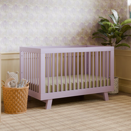 M4201LC,Babyletto,Hudson 3-in-1 Convertible Crib w/Toddler Bed Conversion Kit in Lilac