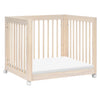 M23401NX,Yuzu 8-in-1 Convertible Crib w/All-Stages Conversion Kits in Washed Natural