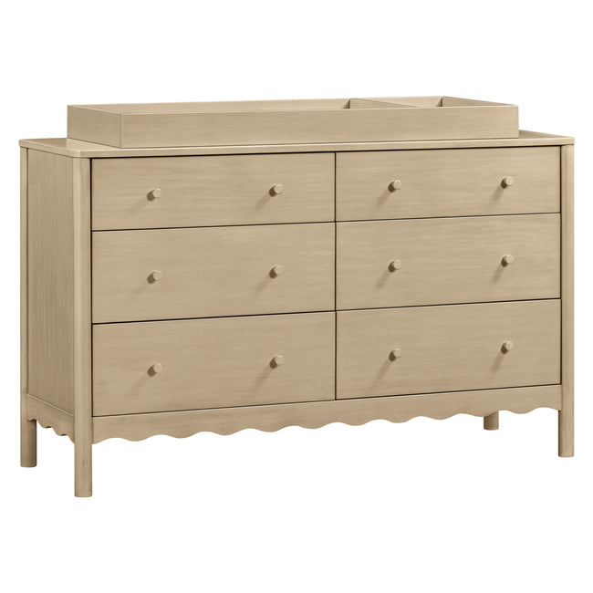 M0619WP,The MDB Family,Universal Wide Removable Changing Tray in Washed Pine