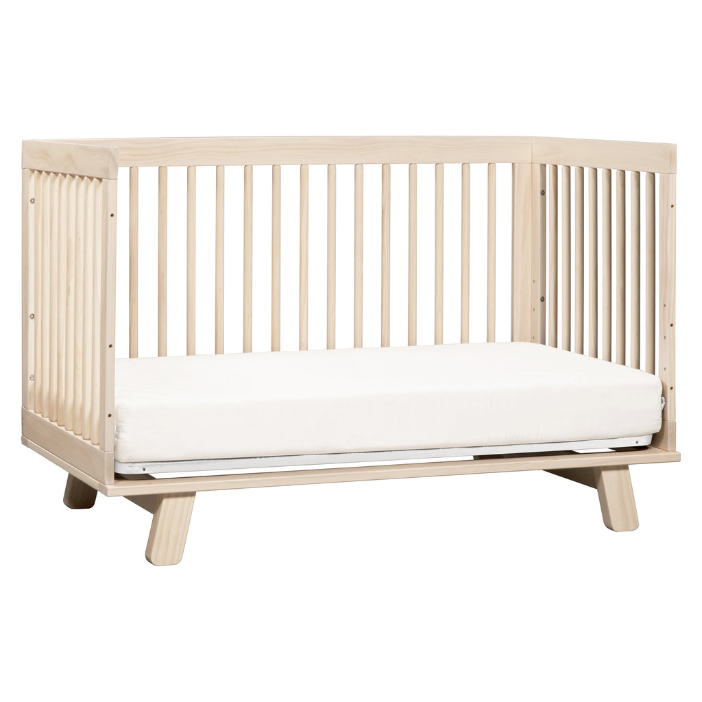 M4201NX,Babyletto,Hudson 3-in-1 Convertible Crib w/Toddler Bed Conversion Kit in Washed Natural