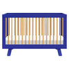M4201CBTHY,Babyletto,Hudson 3-in-1 Convertible Crib w/Toddler Bed Conversion Kit in Cobalt/Honey