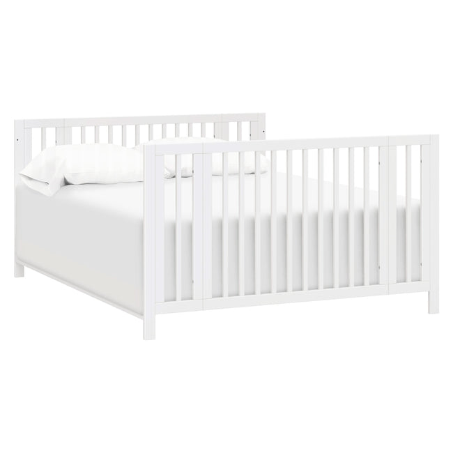 M30880W,Babyletto,Rolli 9-in-1 Convertible All-Stages® Crib w/ Bassinet & Toddler Bed Kits in White